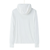 White hoodie on a white background