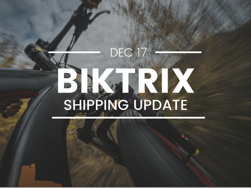 Shipping Update: December 17, 2021