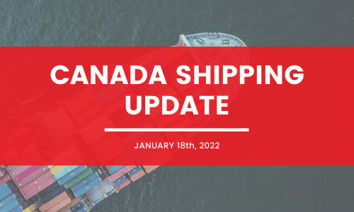 Canada Shipping Update