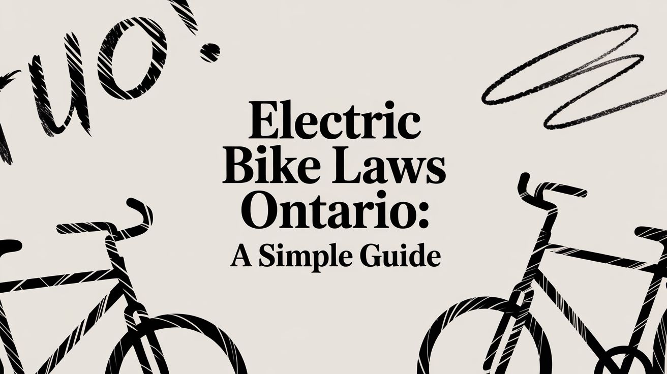 Your Simple Guide to Electric Bike Laws in Ontario