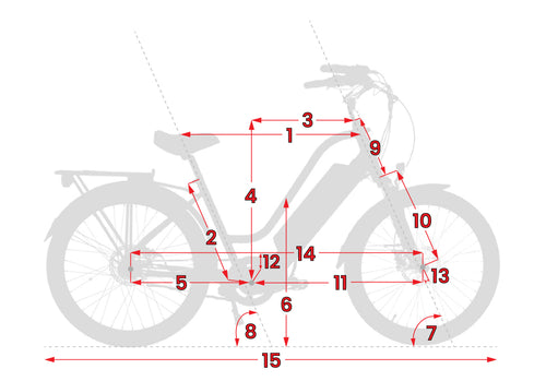 Bike geometry diagram