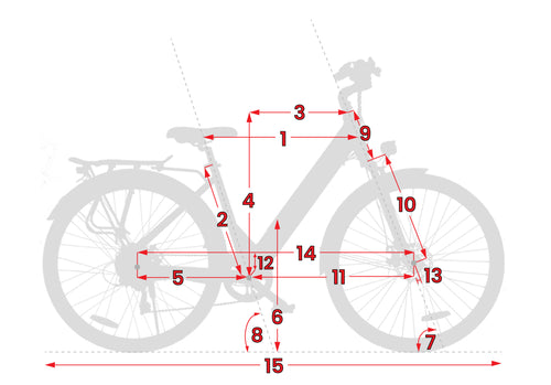Bike geometry diagram